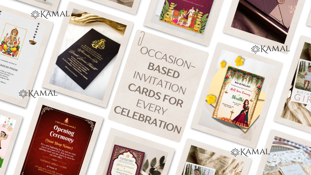 Occasion-Based Invitation Cards for Every Celebration