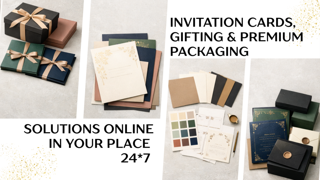 Invitation Cards, Gifting & Premium Packaging Solutions in Bengaluru